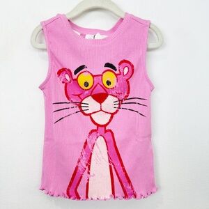 Desigual Girls Pink Panther Tank Top Size 9/10 NWT